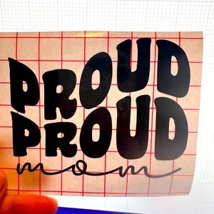 Proud proud mom car decal sticker vinyl